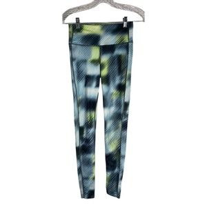 Athleta Women XXS Multi Color Alphine Chaturanga High Rise Leggings